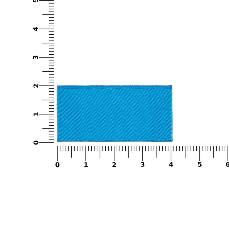 Лейбл тканевый Epsilon, XXS, голубой арт.16348.14