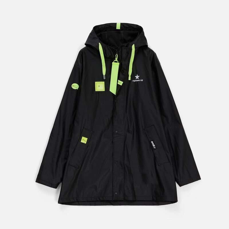 Парка R4, черная арт.19204.30