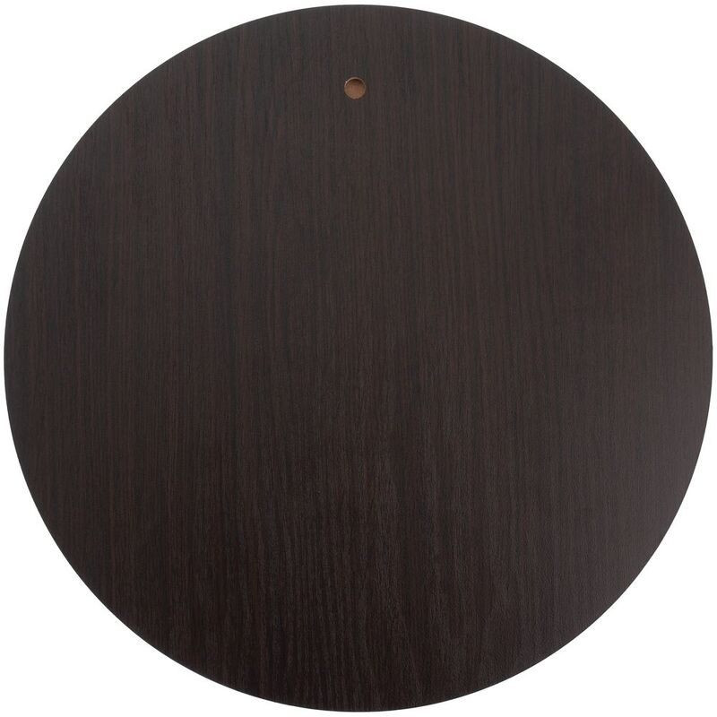 Плакетка Plaque, круглая, венге с золотистой пластиной арт.20453.00