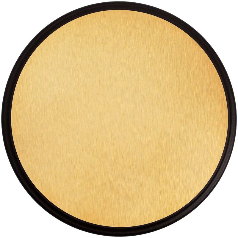 Плакетка Plaque, круглая, венге с золотистой пластиной арт.20453.00