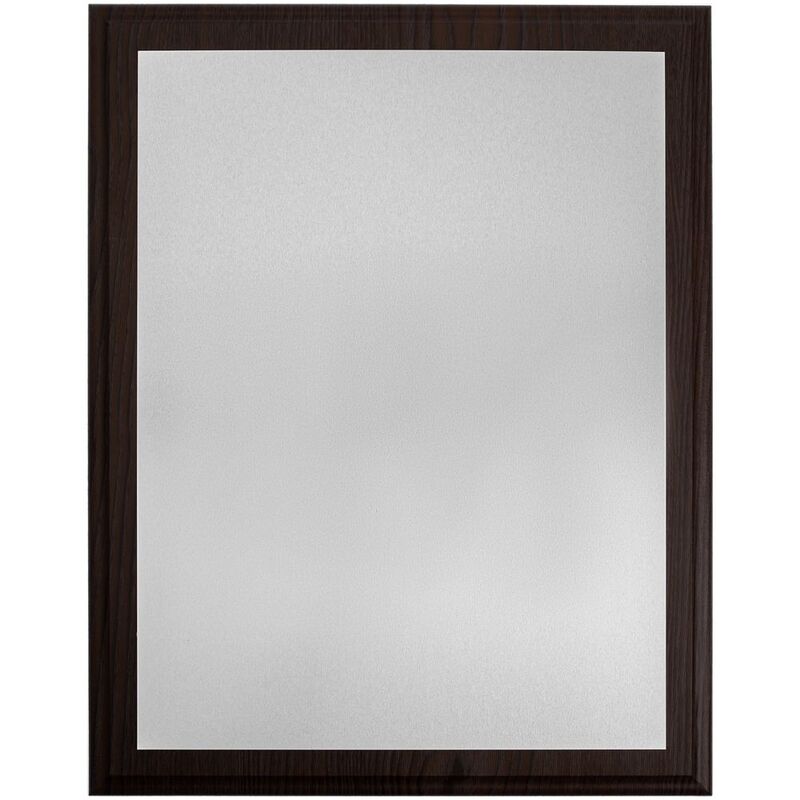 Плакетка Plaque XL, венге с серебристой пластиной арт.20456.10