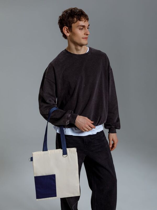 Шопер Onlook, неокрашенный с синим арт.17628.64