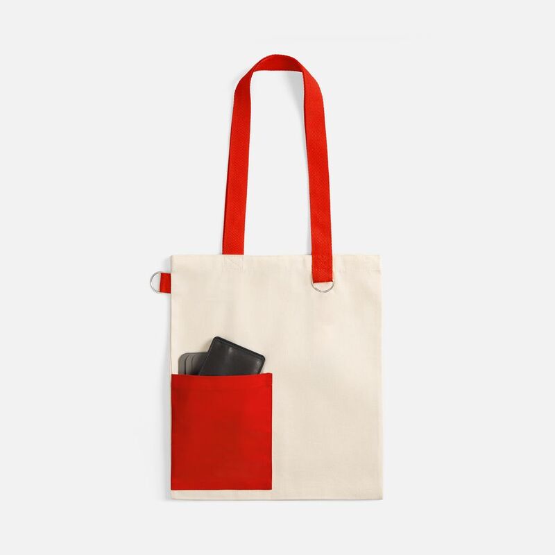 Шопер Onlook, неокрашенный с красным арт.17628.65