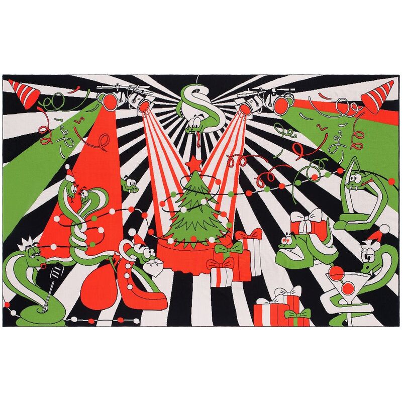 Плед Snake Your Body, красный арт.20231.50