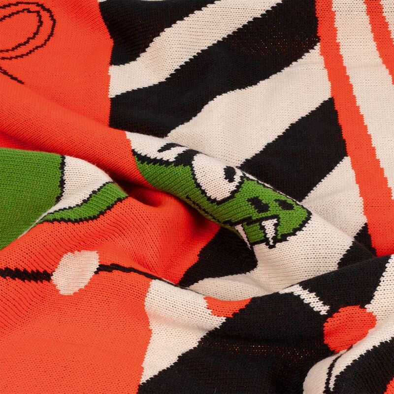 Плед Snake Your Body, красный арт.20231.50