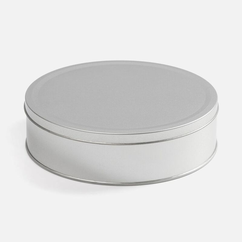 Коробка Pragmax L, круглая, серебристая арт.18784.00