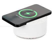 Bluetooth-колонка с беспроводной зарядкой relaxTime, белая арт.17359.60