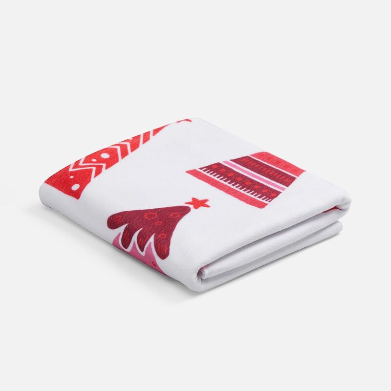 Флисовый плед Imaginario, красный арт.18648.50