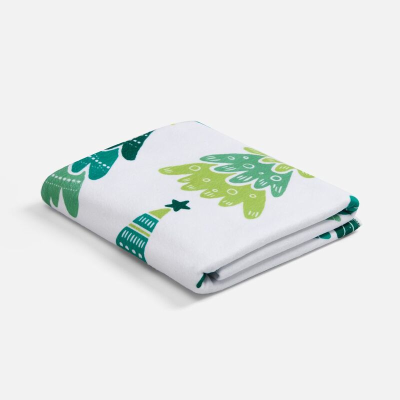 Флисовый плед Imaginario, зеленый арт.18648.90