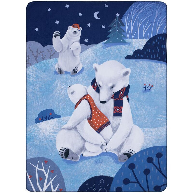 Флисовый плед Wintart Bear арт.18649.00