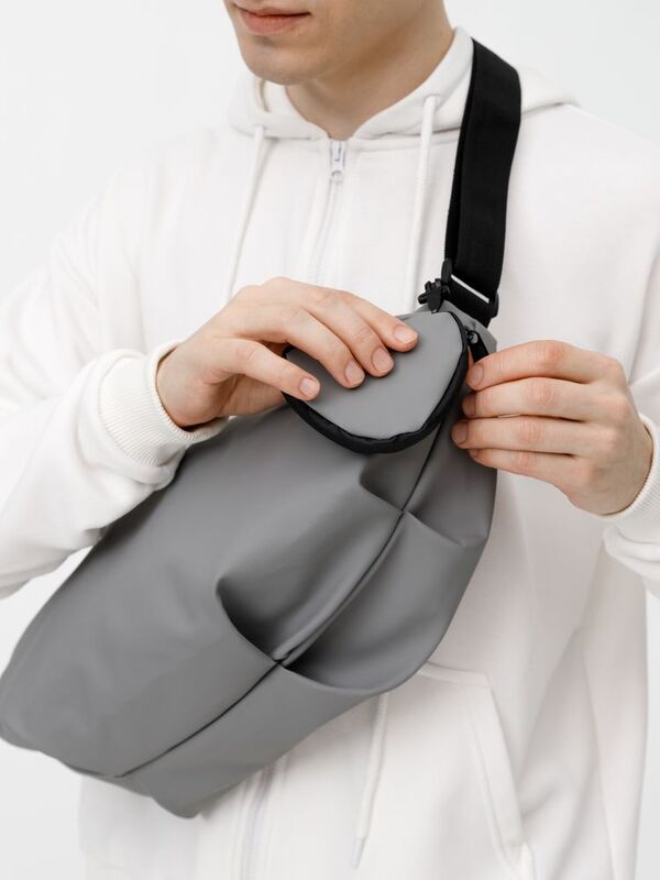 Сумка через плечо Altro, серая арт.17294.10