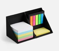 Настольный набор со стикерами Mnemonic ver.2, черный арт.17636.30