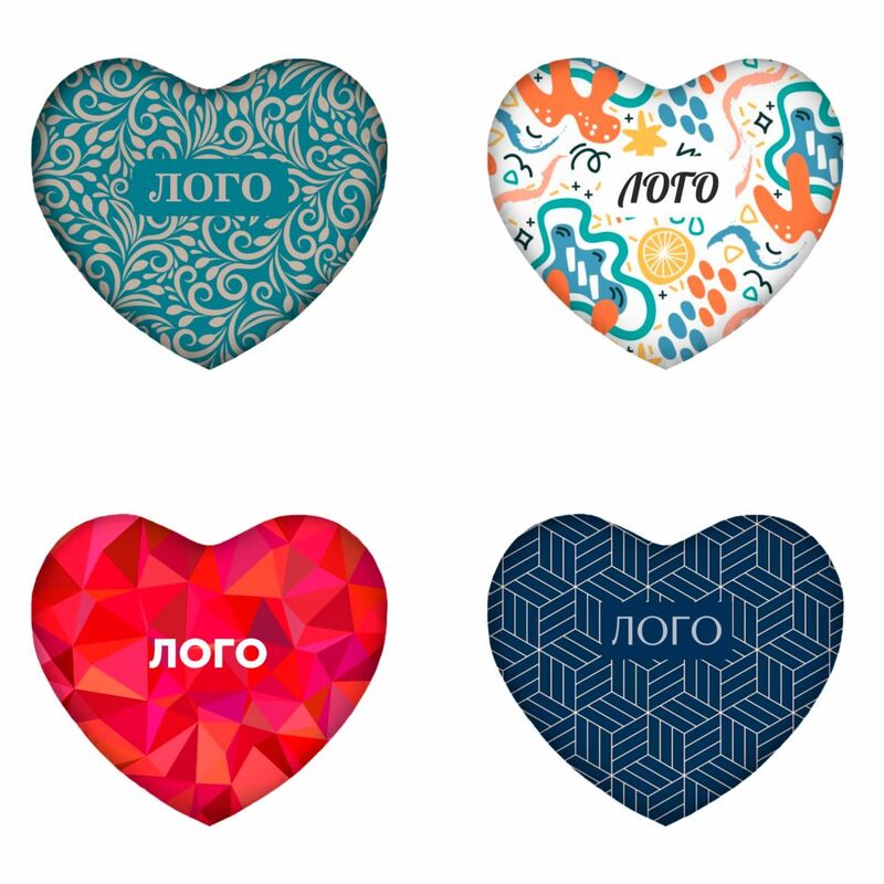 Подушка декоративная FrostyLove на заказ, сердце арт.18515.02