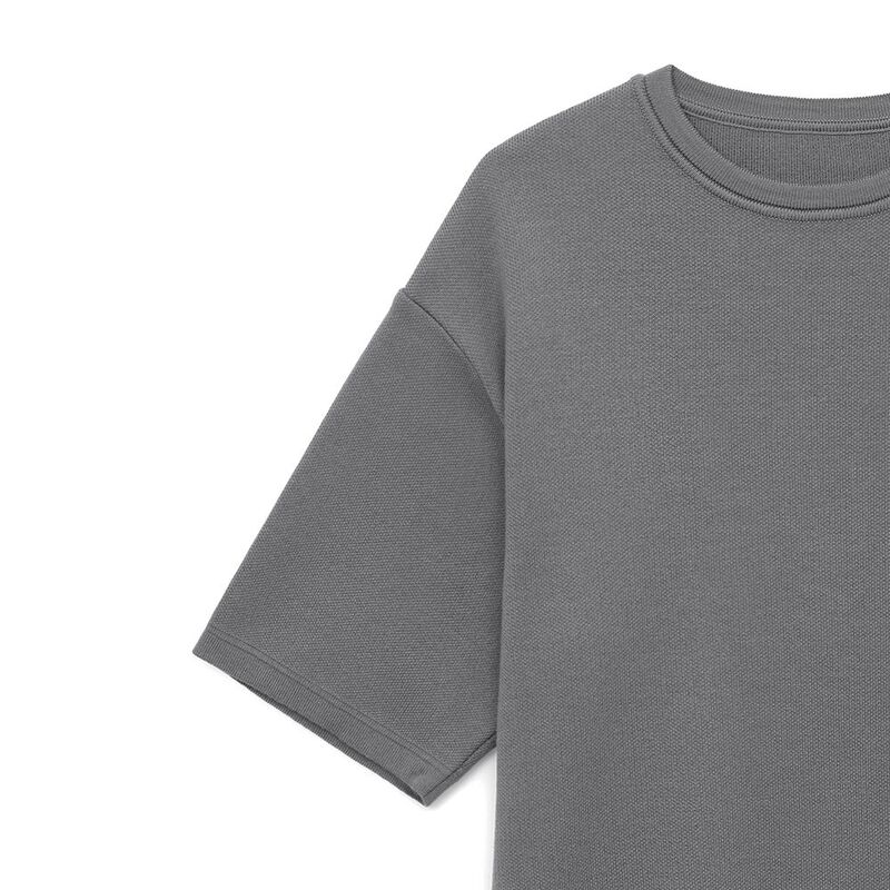 Джемпер с коротким рукавом Siluetti Volumica, серый арт.20573.10