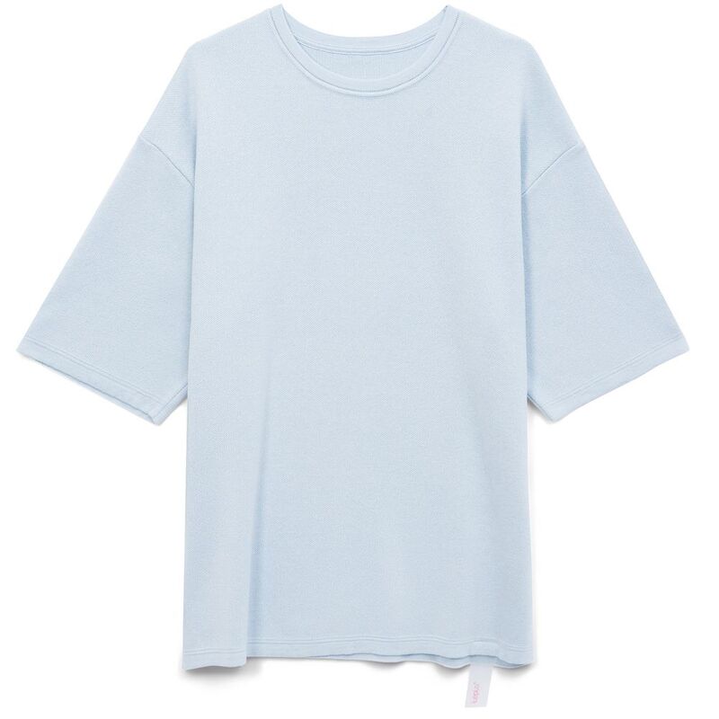 Джемпер с коротким рукавом Siluetti Volumica, светло-голубой арт.20573.17