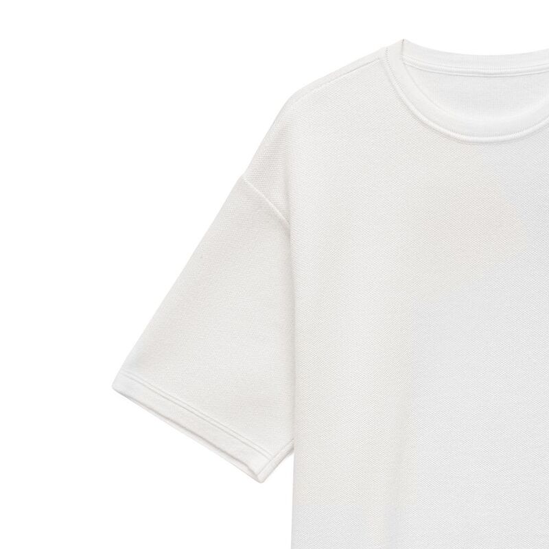 Джемпер с коротким рукавом Siluetti Volumica, молочно-белый арт.20573.60