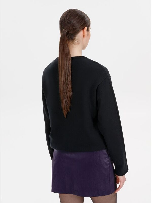 Лонгслив унисекс Siluetti Fuori, черный арт.20574.30