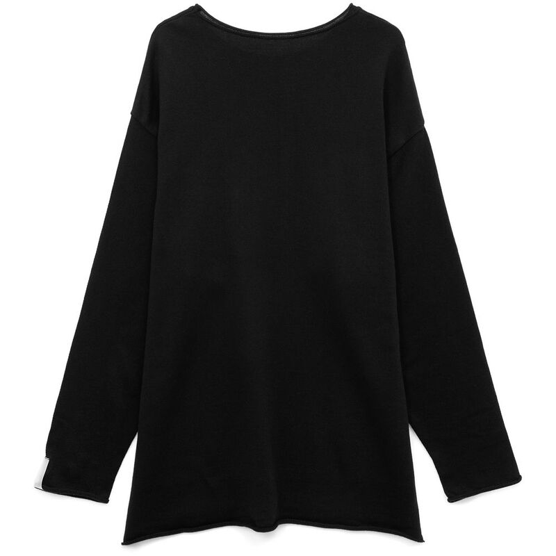 Лонгслив унисекс Siluetti Fuori, черный арт.20574.30