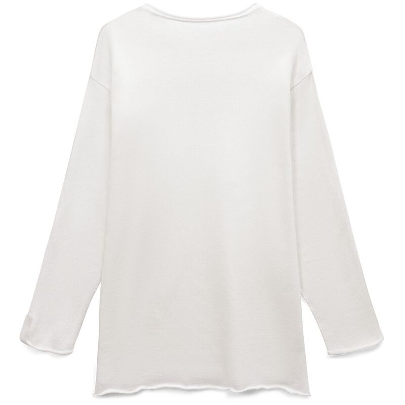 Лонгслив унисекс Siluetti Fuori, молочно-белый арт.20574.60