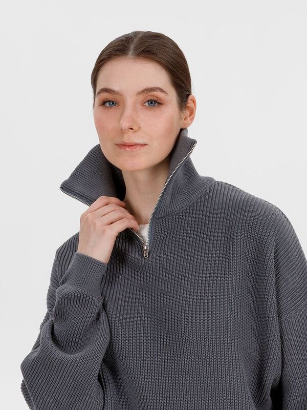 Джемпер Siluetti Birne, серый арт.20575.10