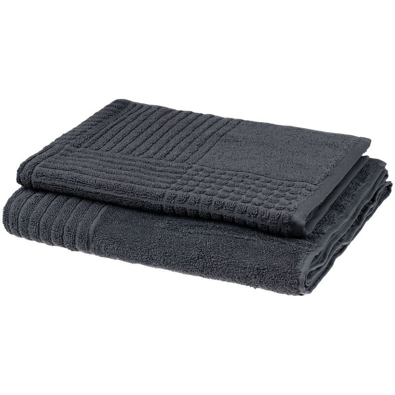 Полотенце Farbe, среднее, темно-серое арт.20007.31