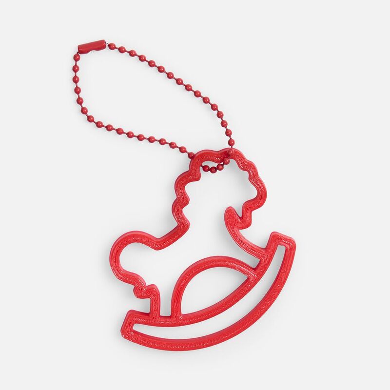 Цепочка для крепления Sharic, красная арт.17390.50