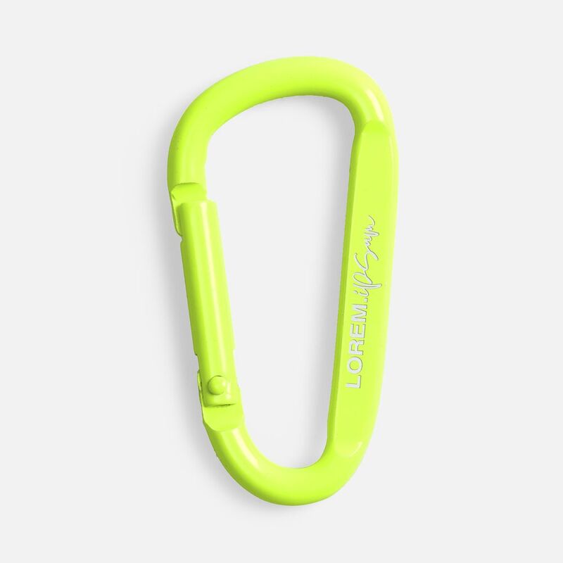 Карабин Raby, желтый неон арт.17391.89