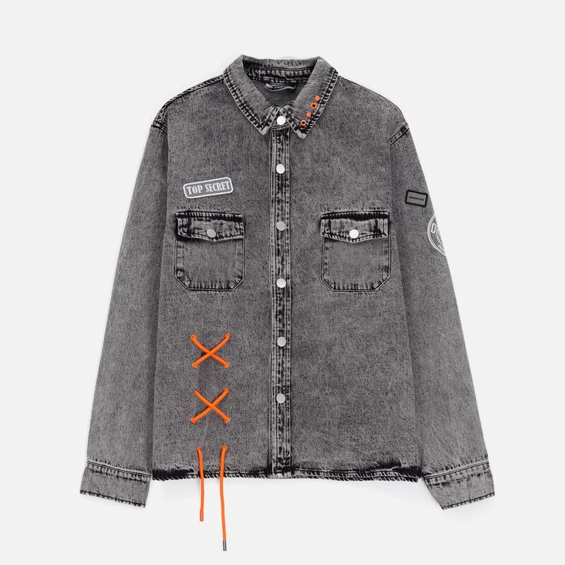 Наконечник для шнурка Nozzle, ver.2, оранжевый неон арт.17392.22