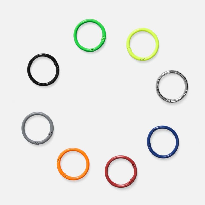 Карабин-кольцо Claus, L, серый арт.17394.11