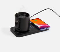 Беспроводное зарядное устройство с подогревом кружки Hot Task, черное арт.17369.30