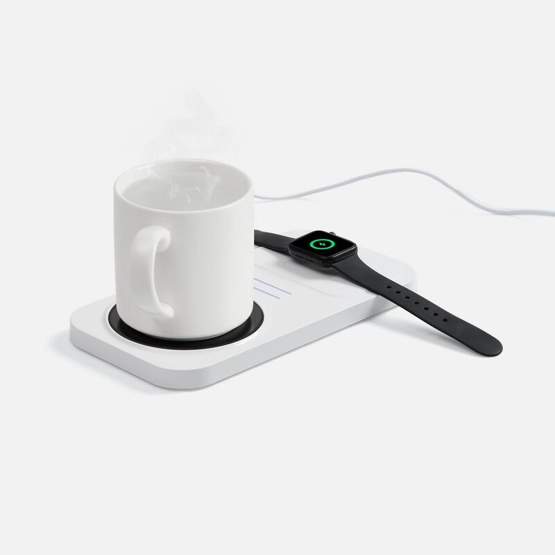 Беспроводное зарядное устройство с подогревом кружки Hot Task, белое арт.17369.60