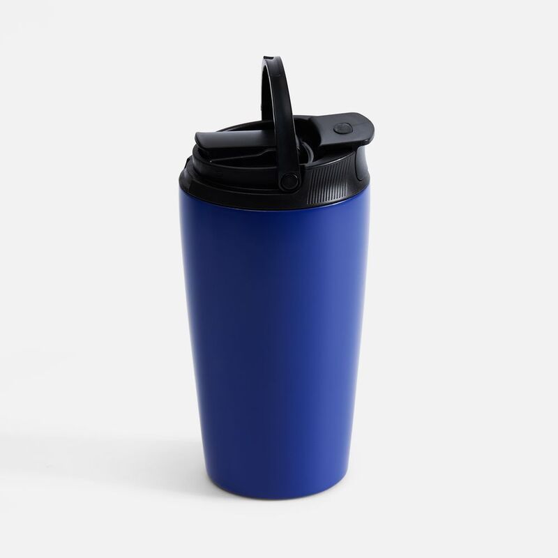 Термостакан с двумя поильниками Duetta, синий арт.17366.40