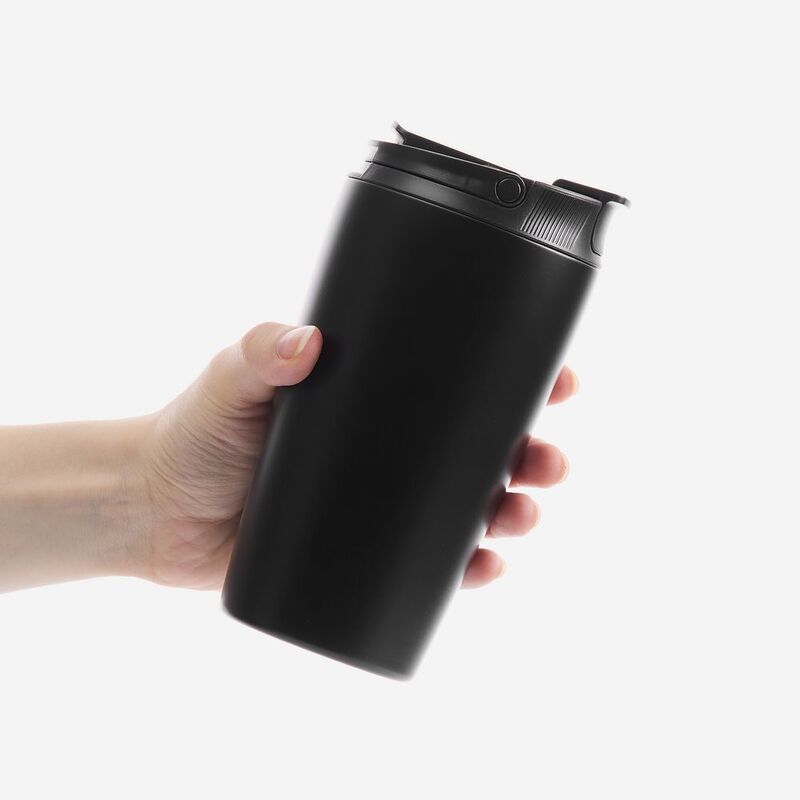 Термостакан с двумя поильниками Duetta, черный арт.17366.30