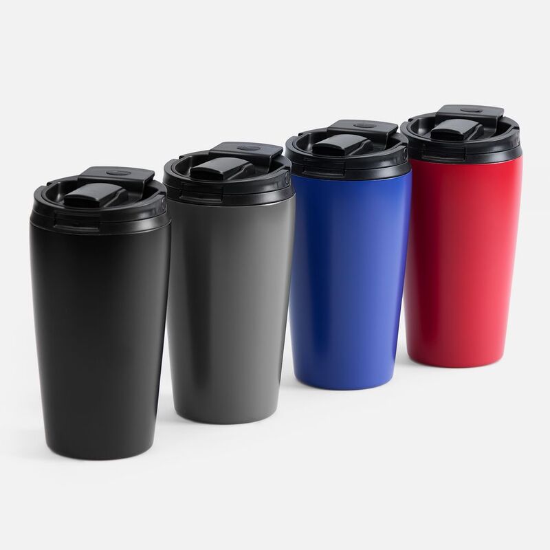 Термостакан с двумя поильниками Duetta, красный арт.17366.50