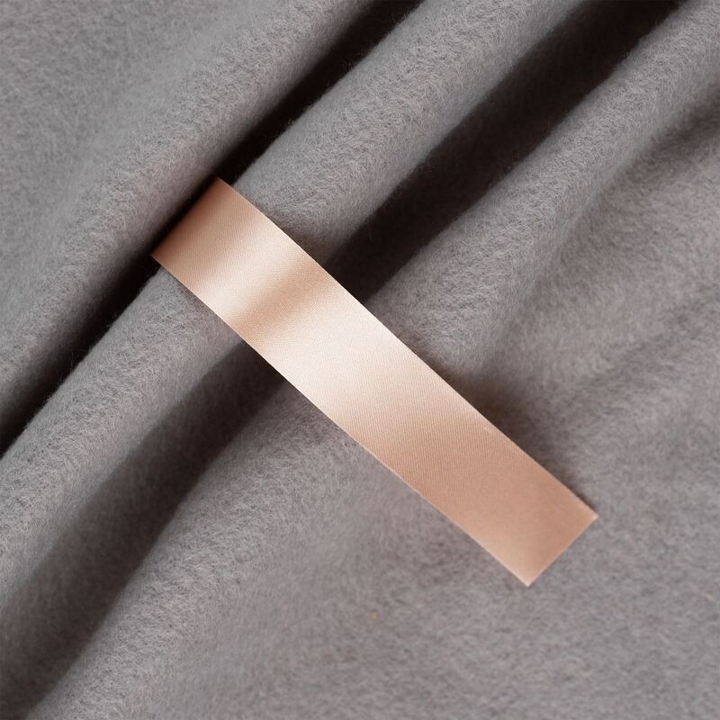 Лента сатиновая Satin 20 S, светло-бежевая, 30 см арт.18700.12.30cm