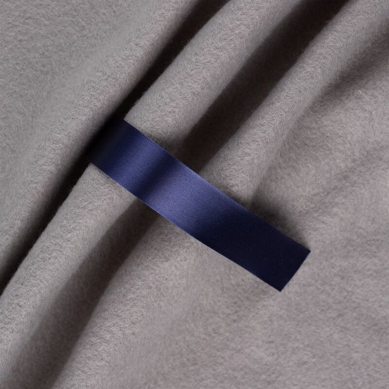 Лента сатиновая Satin 20 S, темно-синяя, 10 см арт.18700.43.10cm