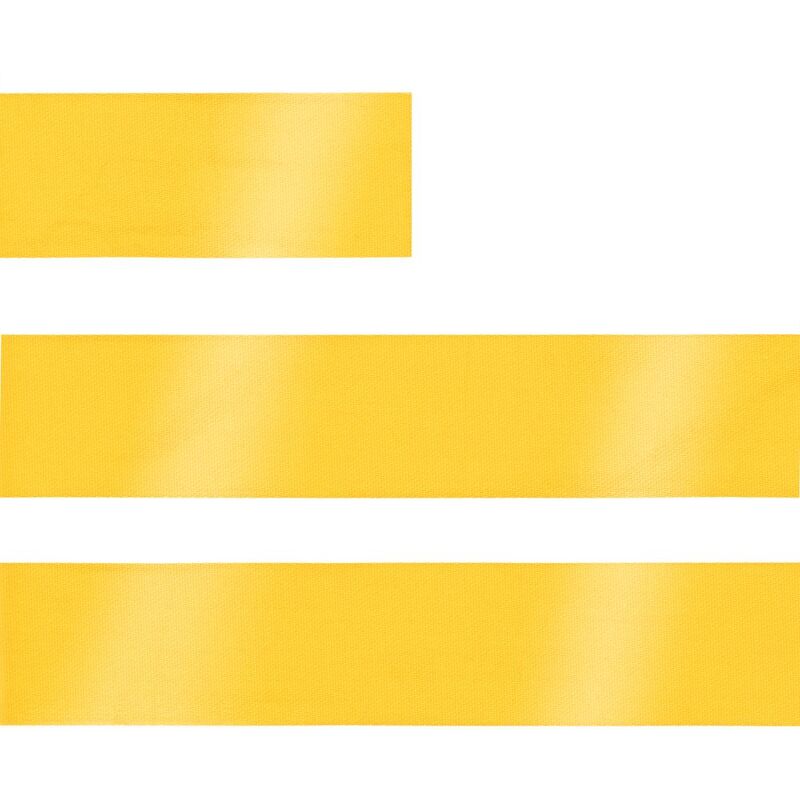 Лента сатиновая Satin 20 L, желтая, 150 см арт.18702.80.150cm