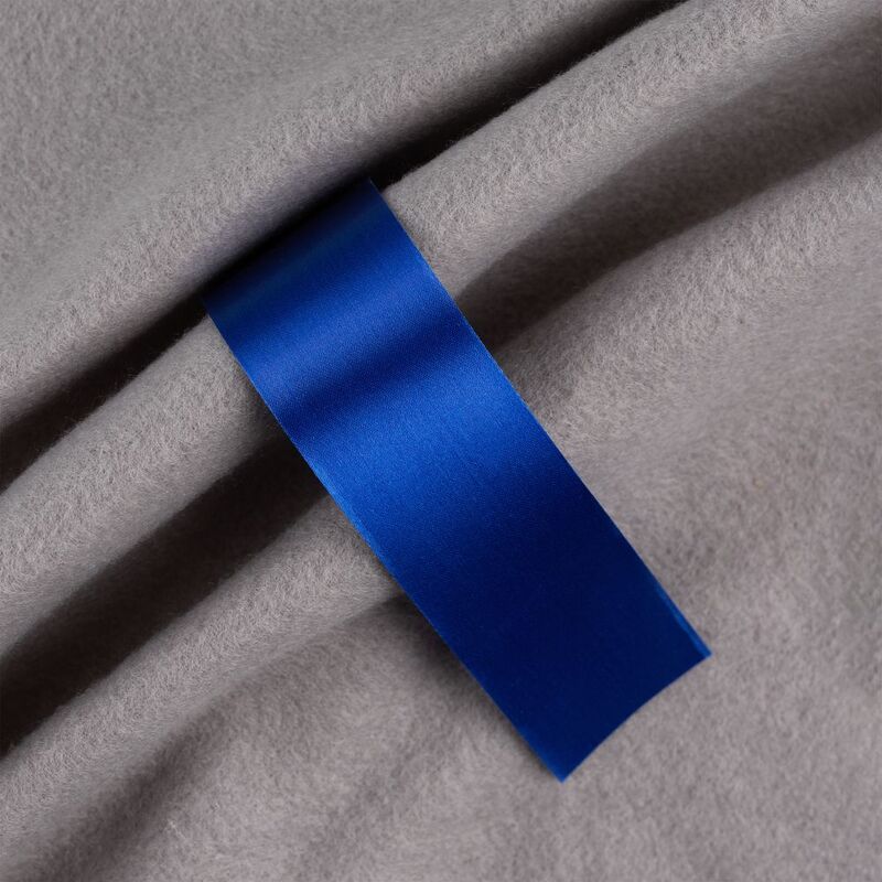 Лента сатиновая Satin 35 L, синяя, 140 см арт.18706.44.140cm