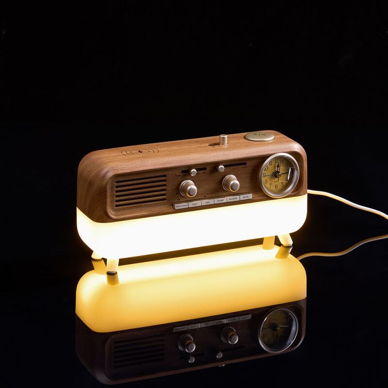 Bluetooth-колонка с беспроводной зарядкой, часами и подсветкой Multiverse, ver.2 арт.17370.00