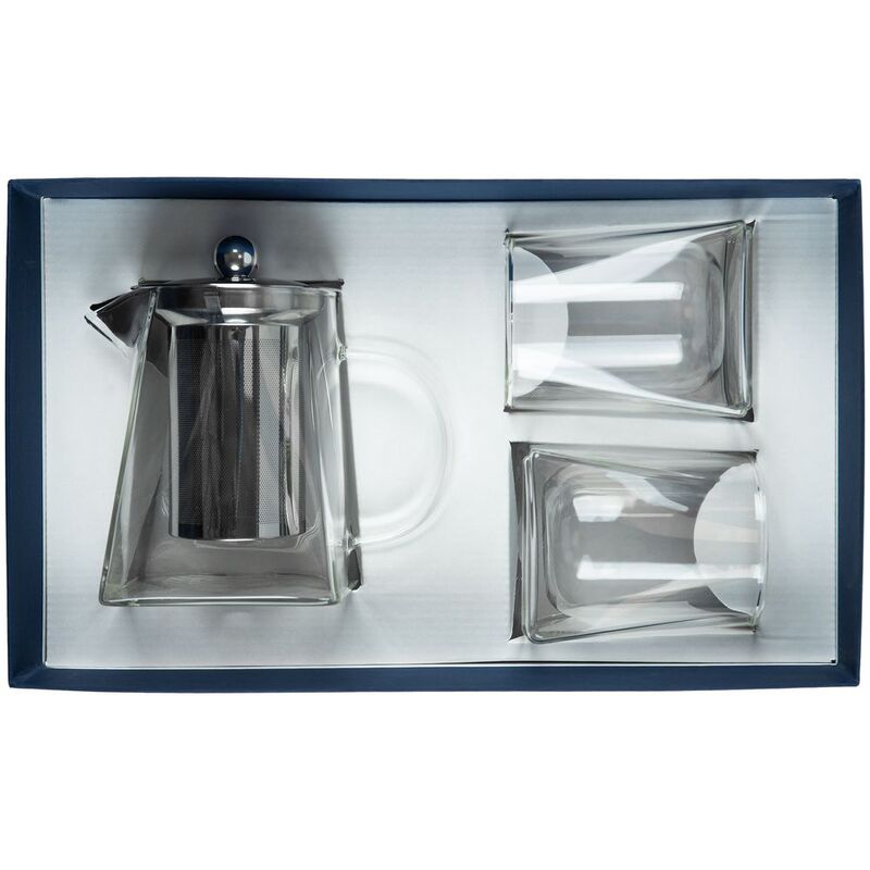 Чайный набор Quadroni в темно-синей коробке арт.20168.40