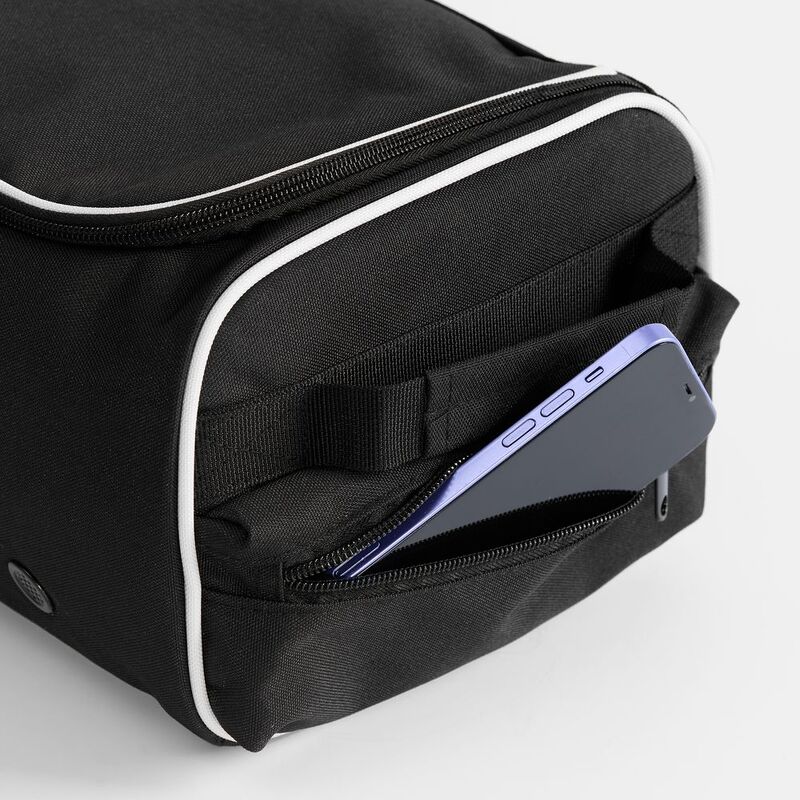 Сумка для обуви Equipex, черная с белым арт.18254.30