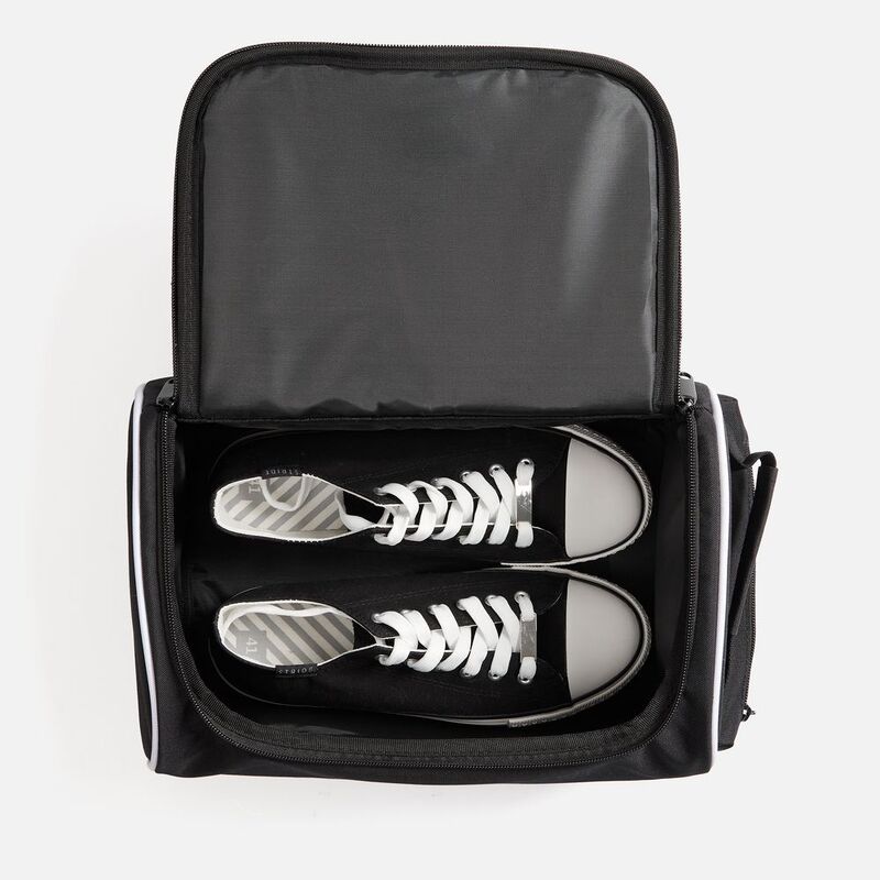 Сумка для обуви Equipex, черная с белым арт.18254.30