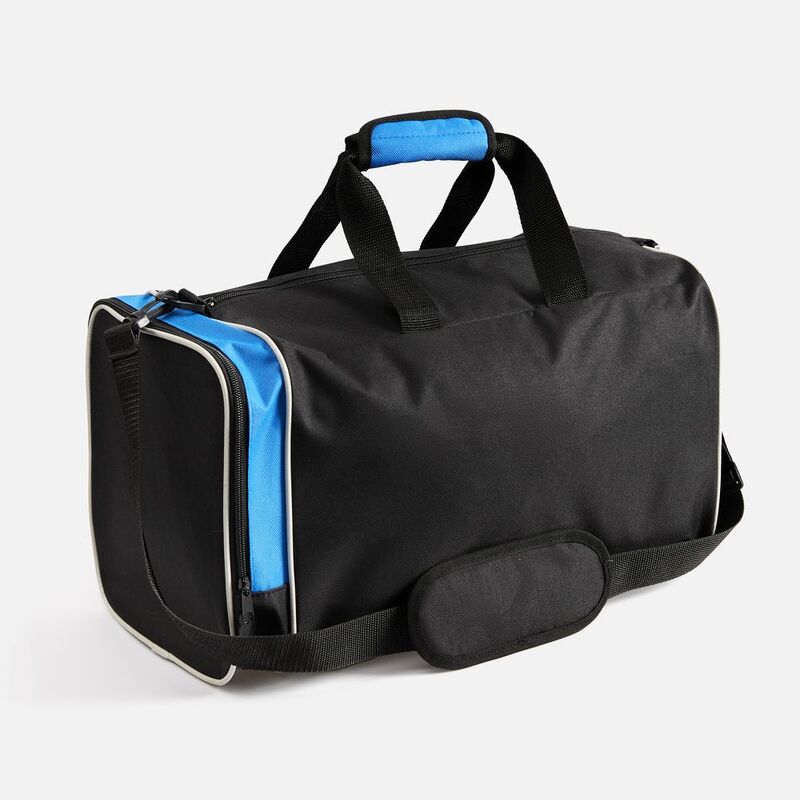 Спортивная сумка Fitnext, черная с синим арт.18257.34