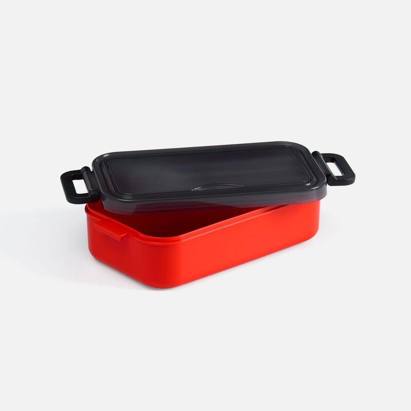 Ланчбокс Pranzo, красный с черным арт.63033.53