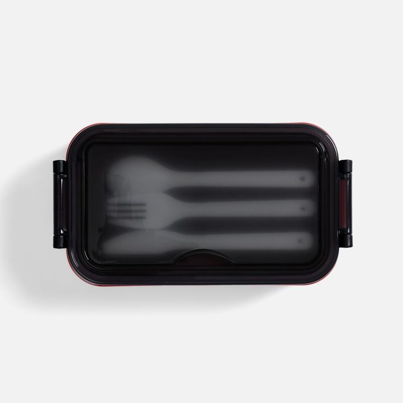 Ланчбокс Pranzo, красный с черным арт.63033.53