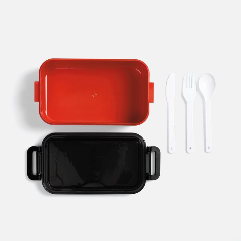 Ланчбокс Pranzo, красный с черным арт.63033.53