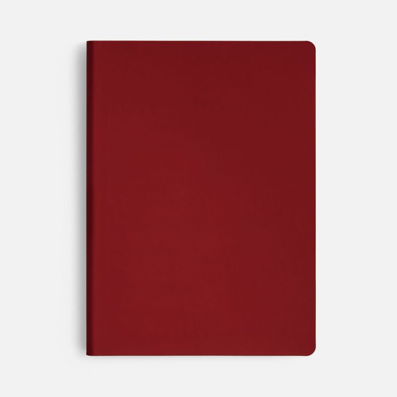 Ежедневник Flex Shall New, недатированный, красный арт.27881.50