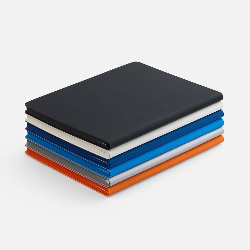 Блокнот Flex Shall ver.2, серебристый арт.24021.10