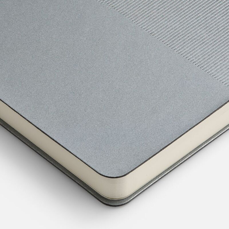 Ежедневник Vale New, недатированный, серый арт.26202.10