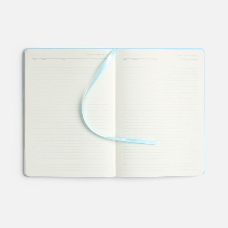 Ежедневник Vale New, недатированный, голубой арт.26202.14